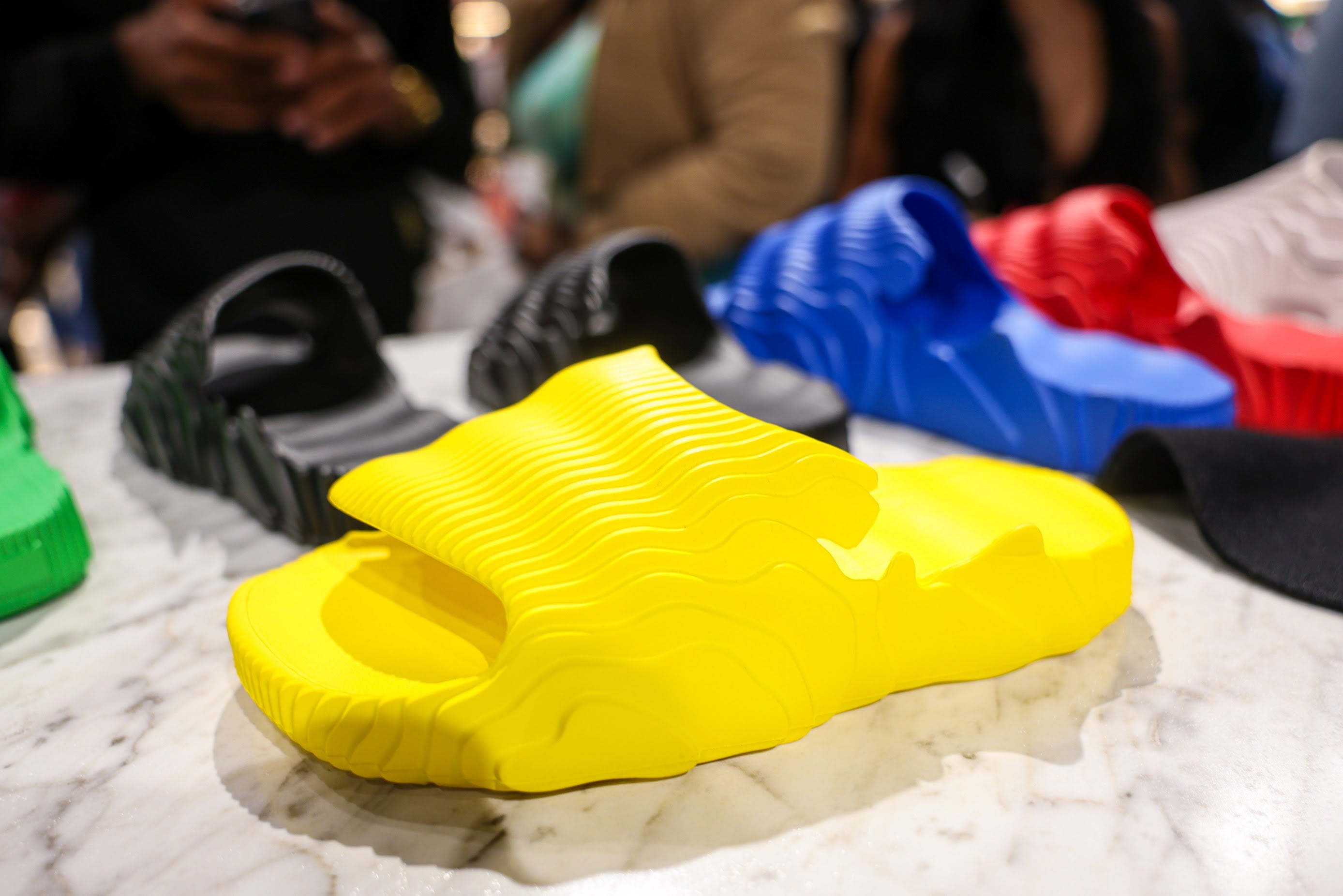 NAMI Slide Slippers Solar Flare Yellow