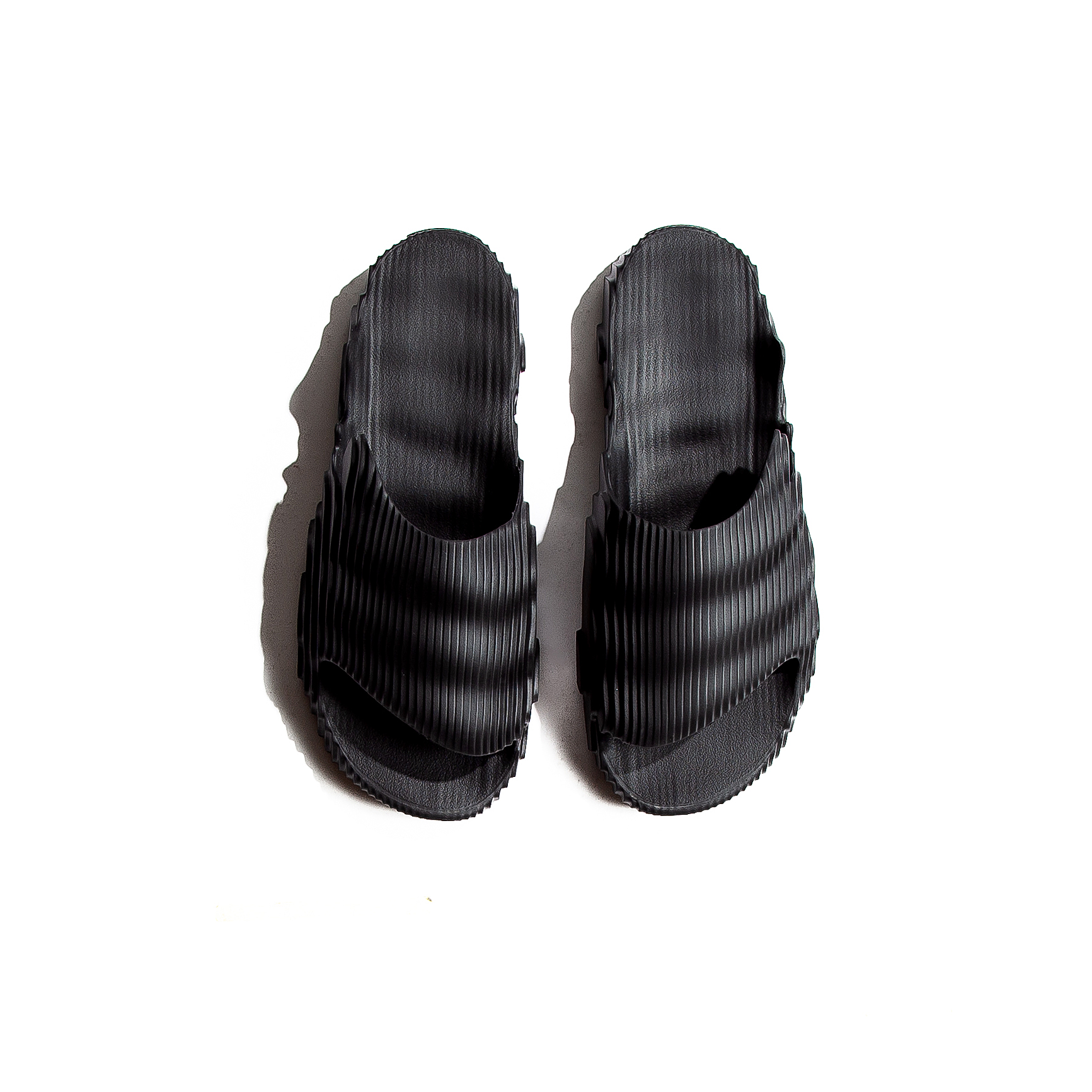Kids Black NAMI Slides | The Auracles – Chris Brown & John Dean display picture 1